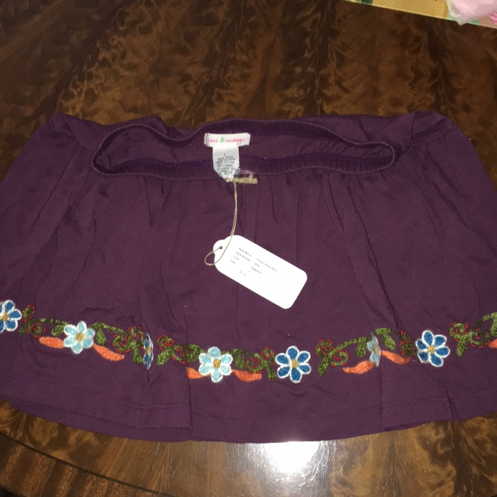 Girls size Large purple mimi and Maggie skirt.